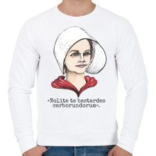 PRINTFASHION A szolgálólány meséje - Férfi pulóver - Fehér férfi pulóver, kardigán