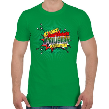 PRINTFASHION A szuperhősök áprilisban születtek - Férfi póló - Zöld férfi póló