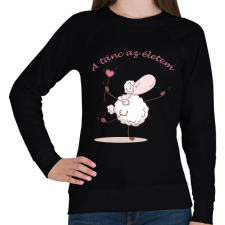 PRINTFASHION A tánc az életem - Női pulóver - Fekete női pulóver, kardigán