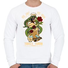 PRINTFASHION A tequila méreg - Férfi pulóver - Fehér