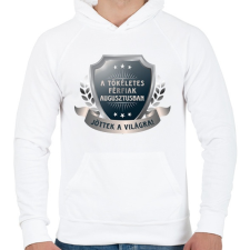 PRINTFASHION A tökéletes férfiak augusztus - Férfi kapucnis pulóver - Fehér női pulóver, kardigán