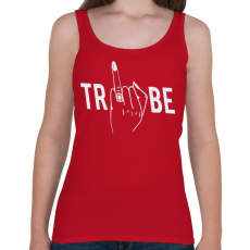 PRINTFASHION A törzs - Női atléta - Cseresznyepiros