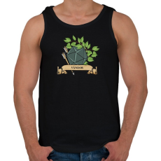 PRINTFASHION A vándor - Férfi atléta - Fekete