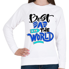 PRINTFASHION A világ legjobb apukája - Női pulóver - Fehér női pulóver, kardigán