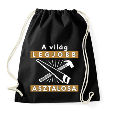 PRINTFASHION A világ legjobb asztalos! - Sportzsák, Tornazsák - Fekete tornazsák