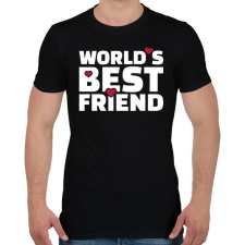 PRINTFASHION A világ legjobb barátja - Férfi póló - Fekete férfi póló