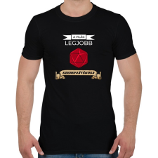 PRINTFASHION A Világ Legjobb Szerepjátékosa - Férfi póló - Fekete férfi póló