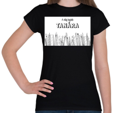 PRINTFASHION A világ legjobb tanára - Ceruzákkal - Női póló - Fekete női póló
