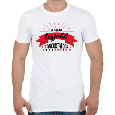 PRINTFASHION A világ legjobb táncoktatója - Férfi póló - Fehér férfi póló