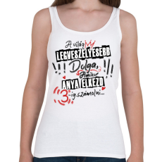 PRINTFASHION A világ legveszélyesebb dolga - Női atléta - Fehér