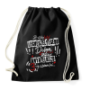 PRINTFASHION A világ legveszélyesebb dolga... - Sportzsák, Tornazsák - Fekete