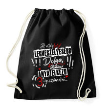 PRINTFASHION A világ legveszélyesebb dolga... - Sportzsák, Tornazsák - Fekete tornazsák