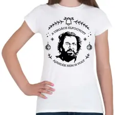 PRINTFASHION A virgács elfogyott - Női póló - Fehér női póló