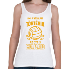 PRINTFASHION A víz alatt - Női atléta - Fehér női trikó