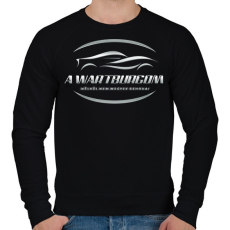 PRINTFASHION A wartburgom nélkül - Férfi pulóver - Fekete