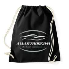 PRINTFASHION A wartburgom nélkül - Sportzsák, Tornazsák - Fekete tornazsák