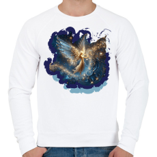 PRINTFASHION A zene angyala - Férfi pulóver - Fehér
