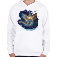 PRINTFASHION A zene angyala - Gyerek kapucnis pulóver - Fehér