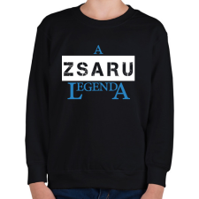 PRINTFASHION A zsaru legenda - Gyerek pulóver - Fekete gyerek pulóver, kardigán
