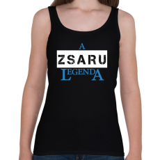 PRINTFASHION A zsaru legenda - Női atléta - Fekete