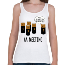 PRINTFASHION AA meeting - Női atléta - Fehér női trikó