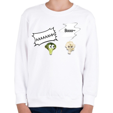 PRINTFASHION AAAAAAAAA - Gyerek pulóver - Fehér gyerek pulóver, kardigán