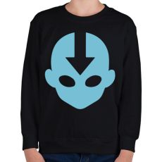 PRINTFASHION Aang legendája - Gyerek pulóver - Fekete