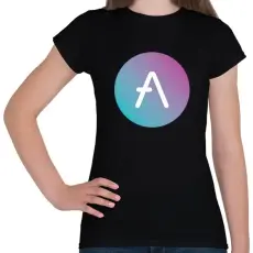 PRINTFASHION AAVE Logo - Női póló - Fekete