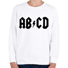 PRINTFASHION ABCD - Gyerek pulóver - Fehér