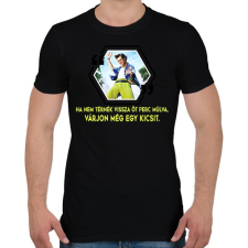 PRINTFASHION Ace Ventura - Férfi póló - Fekete férfi póló