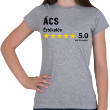 PRINTFASHION Ács Értékelés ***** 5.0 (69 értékelés) - Női póló - Sport szürke női póló