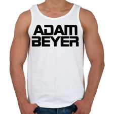 PRINTFASHION Adam Beyer black - Férfi atléta - Fehér atléta, trikó