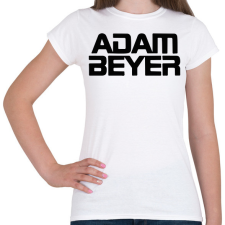 PRINTFASHION Adam Beyer black - Női póló - Fehér női póló