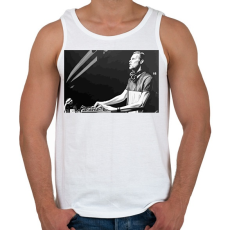 PRINTFASHION Adam Beyer - Férfi atléta - Fehér