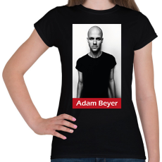 PRINTFASHION Adam Beyer - Női póló - Fekete