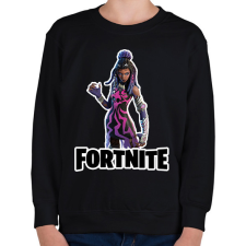 PRINTFASHION Adanna of the deep - fortnite - Gyerek pulóver - Fekete gyerek pulóver, kardigán