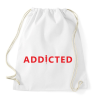 PRINTFASHION Addicted - Sportzsák, Tornazsák - Fehér