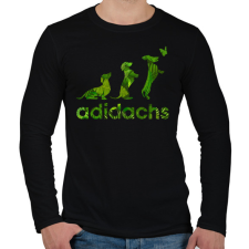 PRINTFASHION Adidachs #1 - Férfi hosszú ujjú póló - Fekete férfi póló
