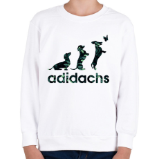 PRINTFASHION Adidachs #2 - Gyerek pulóver - Fehér