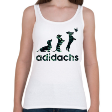 PRINTFASHION Adidachs #2 - Női atléta - Fehér női trikó