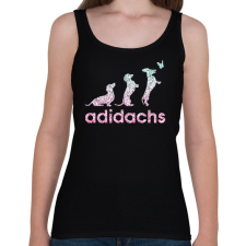 PRINTFASHION Adidachs #3 - Női atléta - Fekete női trikó