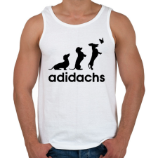 PRINTFASHION Adidachs - Férfi atléta - Fehér atléta, trikó