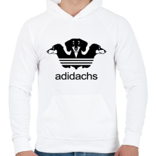 PRINTFASHION Adidachs - Férfi kapucnis pulóver - Fehér női pulóver, kardigán
