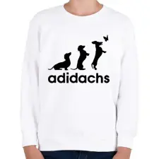 PRINTFASHION Adidachs - Gyerek pulóver - Fehér gyerek pulóver, kardigán