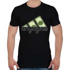 PRINTFASHION adidas anyagias - Férfi póló - Fekete