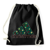 PRINTFASHION adidas christmas - Sportzsák, Tornazsák - Fekete