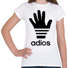 PRINTFASHION Adios paródia - Női póló - Fehér