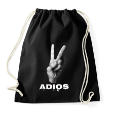 PRINTFASHION ADIOS - Sportzsák, Tornazsák - Fekete tornazsák