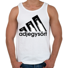 PRINTFASHION adjegysört márkaparódia - Férfi atléta - Fehér