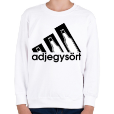 PRINTFASHION adjegysört márkaparódia - Gyerek pulóver - Fehér